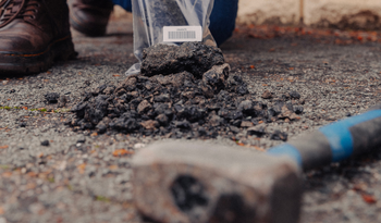 Prélèvement enrobé