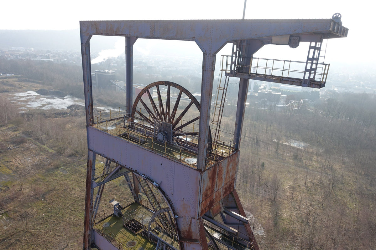 Ancien site industriel ou minier dans le Grand Est, héritage sidérurgique et minier