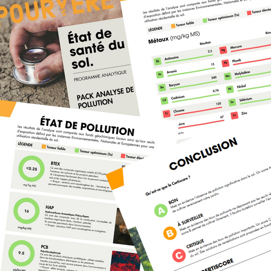 Rapport de pollution