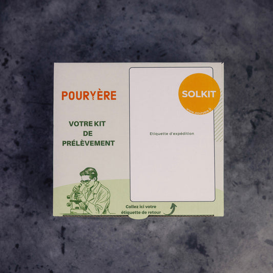 SOLKIT : Analyse de sol complète (Fertilité + Polluants) 