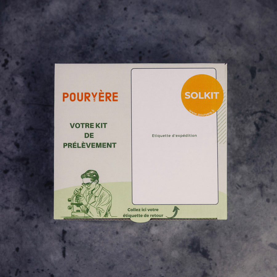 SOLKIT : Analyse de sol complète (Fertilité + Polluants) 