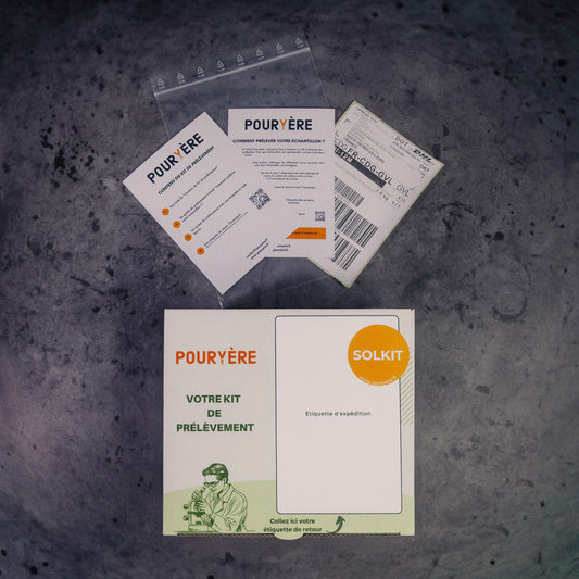 SOLKIT : Analyse de sol complète (Fertilité + Polluants) 